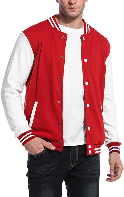 Mode Varsity Baumwoll Bomberjacken