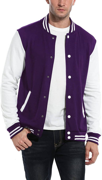 Mode Varsity Baumwoll Bomberjacken