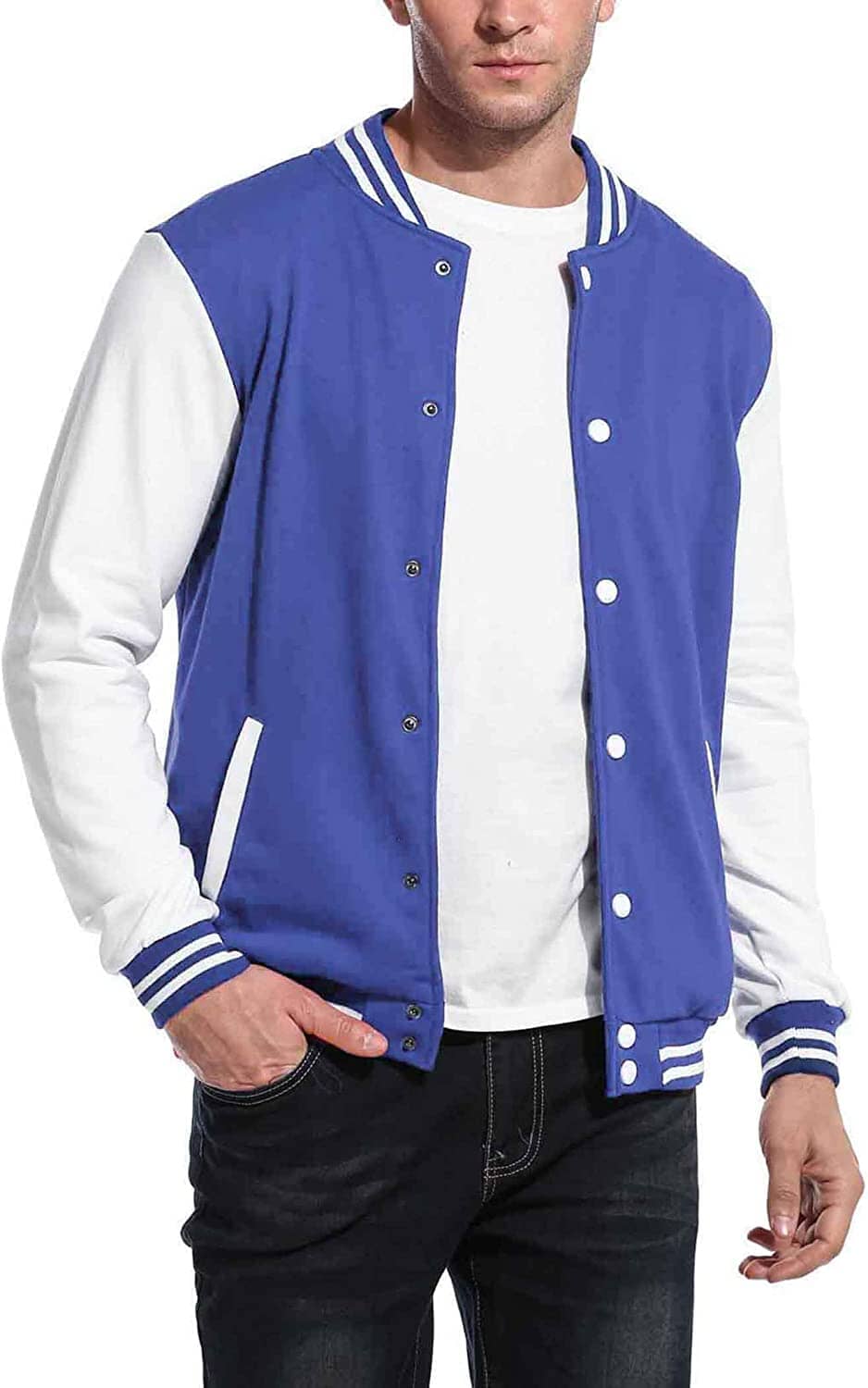 Mode Varsity Baumwoll Bomberjacken
