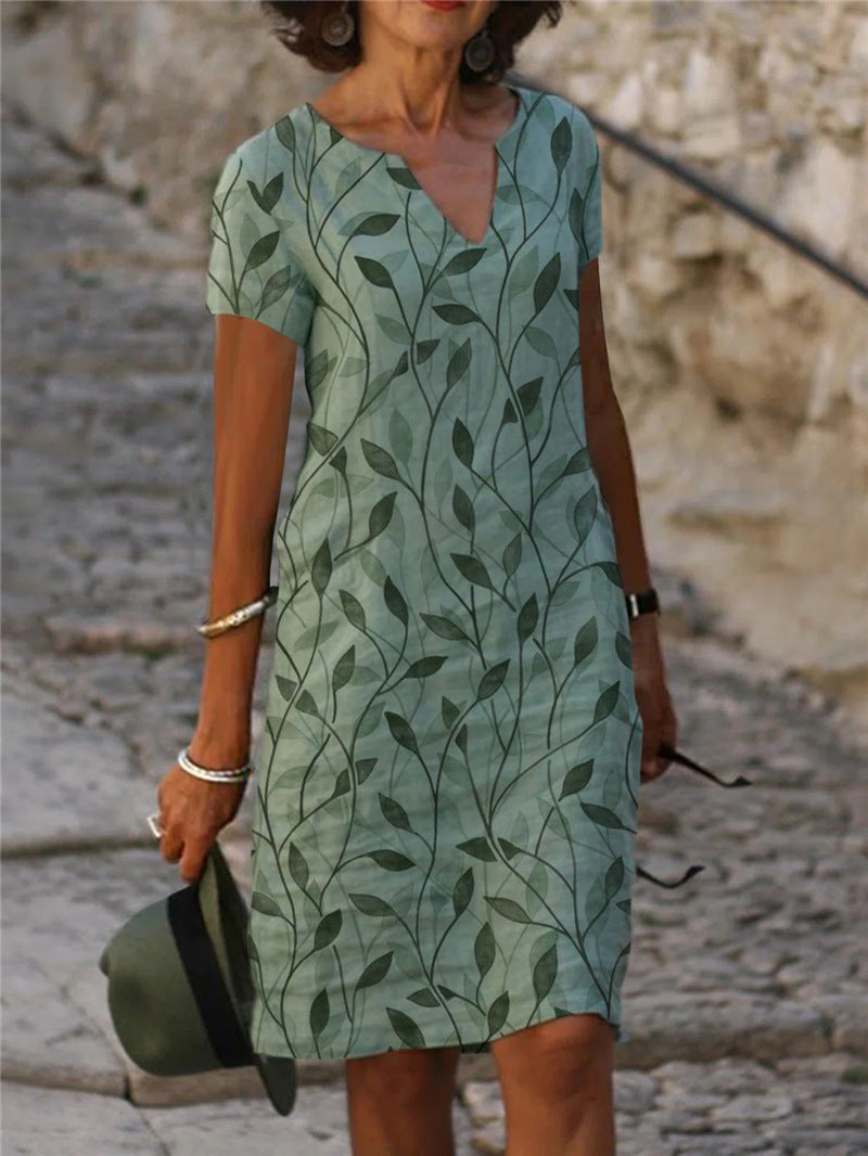 JOSETTE – Elegantes Kleid mit V-Ausschnitt