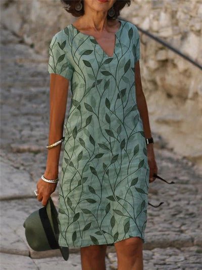 JOSETTE – Elegantes Kleid mit V-Ausschnitt