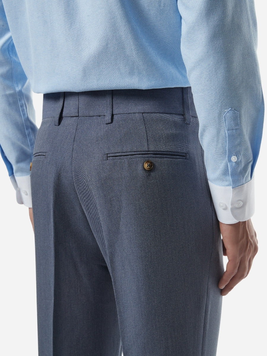Marini Bari Hochbundige Slim-Fit-Hose