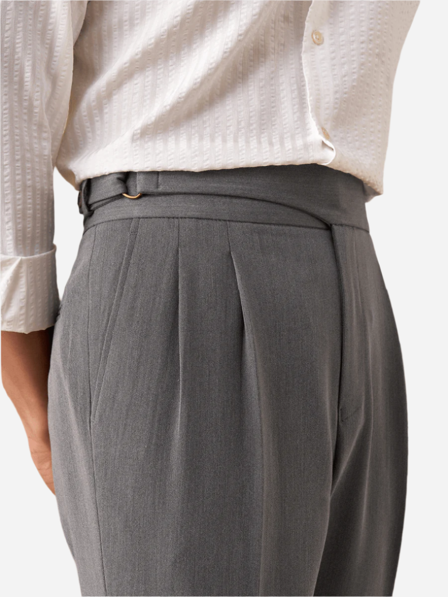 Marini Ancona Hochtaillierte Maßhose