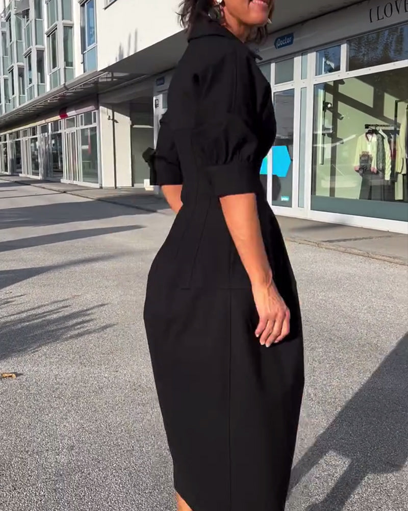Karolin | Bequemes Langes Kleid