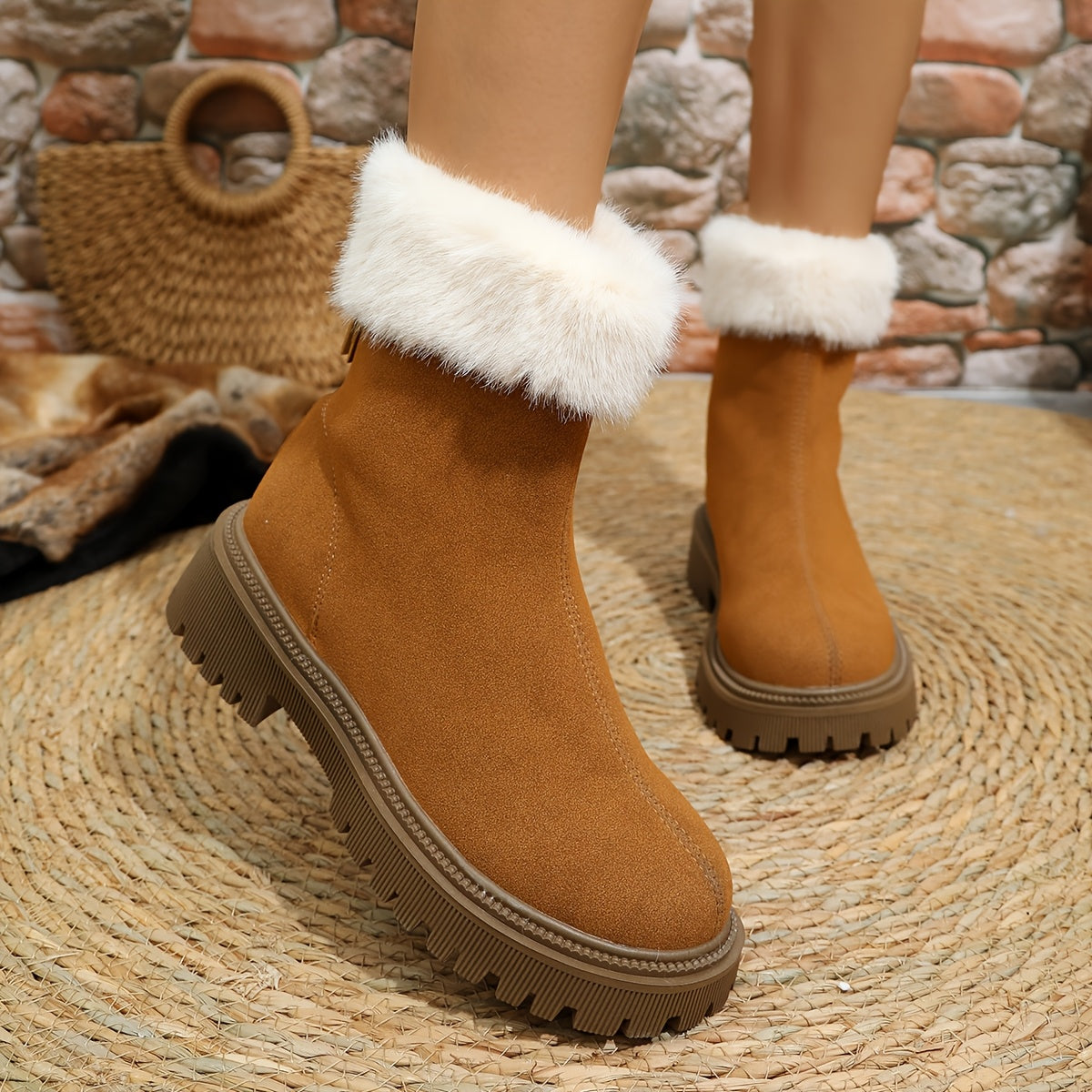Willowridge™ | Luxuriöse Kunstfell-Winterstiefel