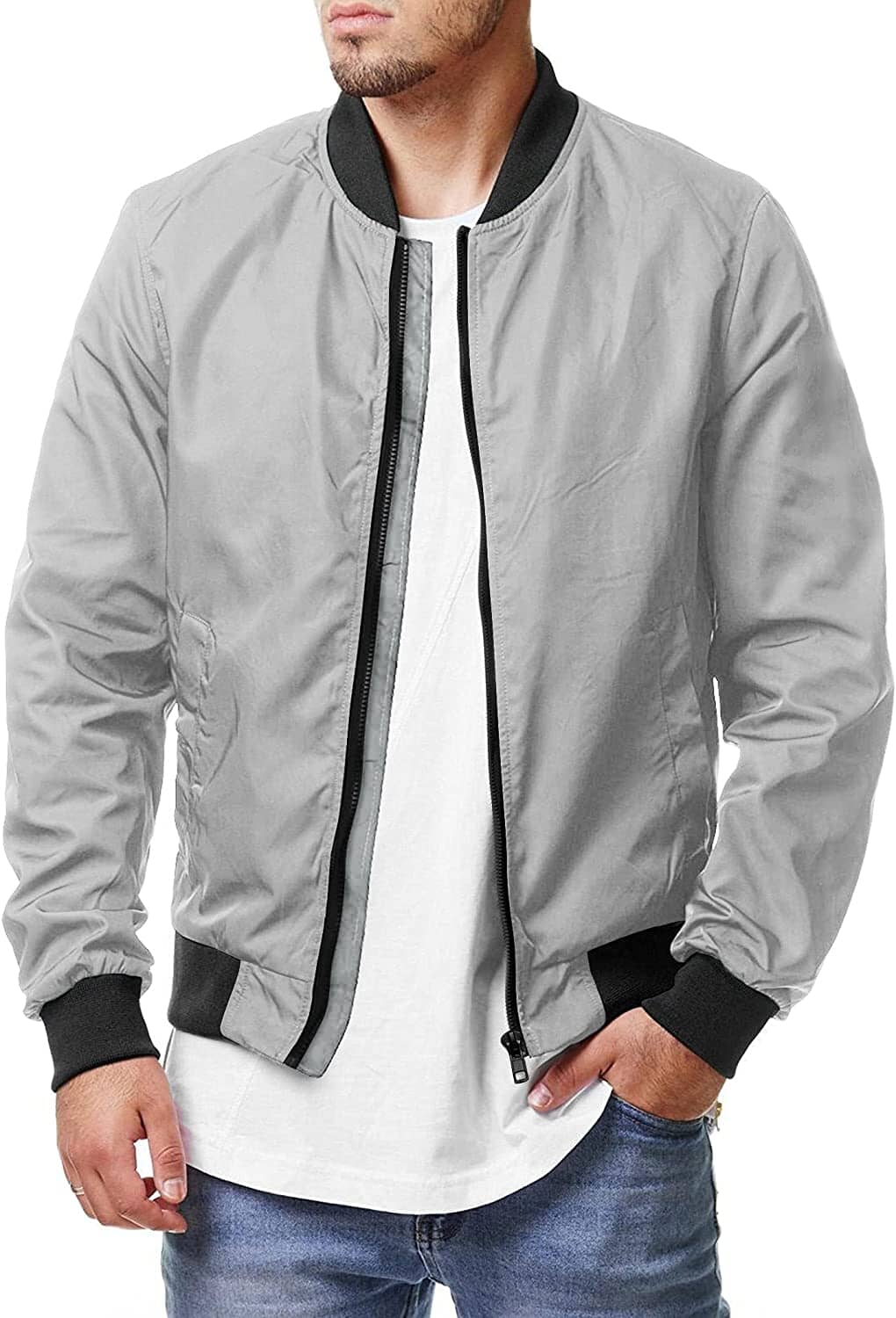 Lässige Softshell-Flug-Windjacke