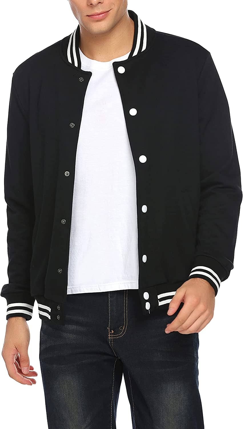 Mode Varsity Baumwoll Bomberjacken