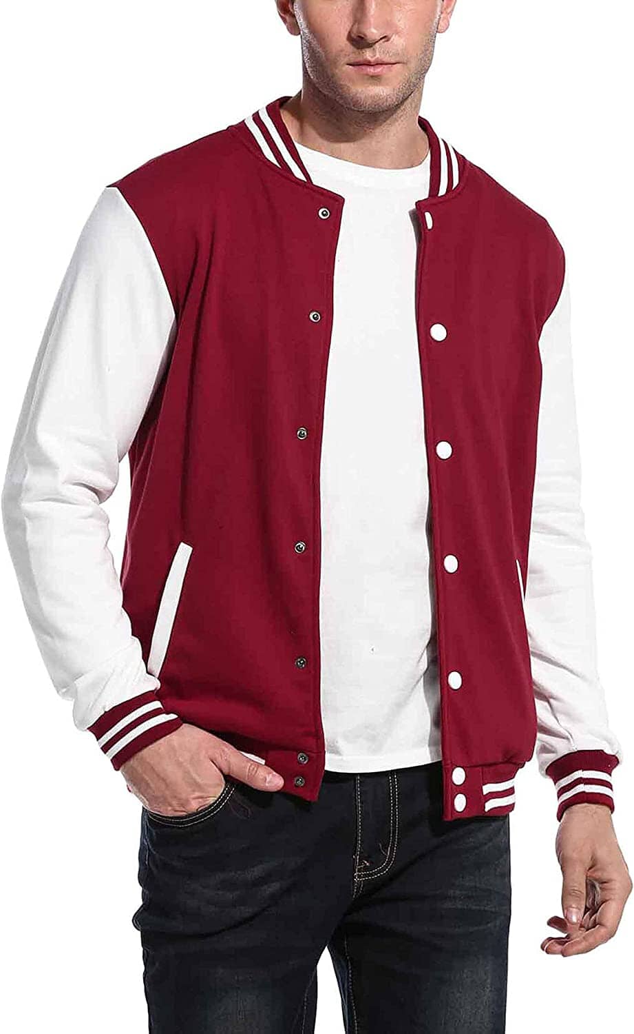 Mode Varsity Baumwoll Bomberjacken