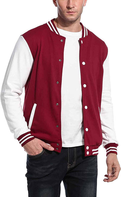 Mode Varsity Baumwoll Bomberjacken
