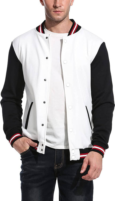 Mode Varsity Baumwoll Bomberjacken