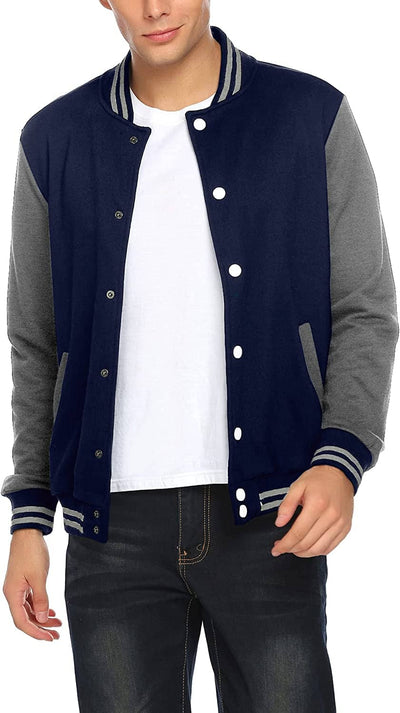 Mode Varsity Baumwoll Bomberjacken