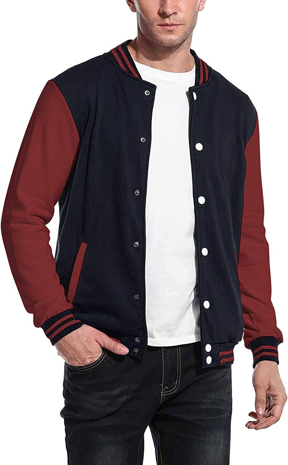 Mode Varsity Baumwoll Bomberjacken