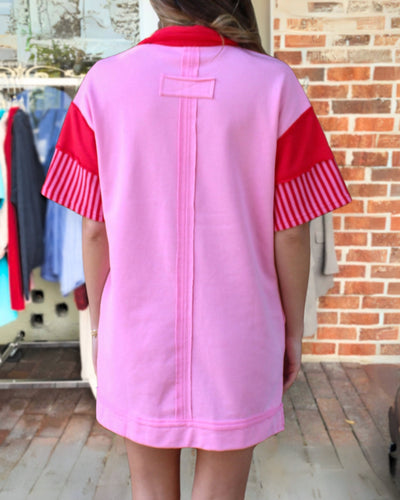 Stylisches Farbblock-Minikleid