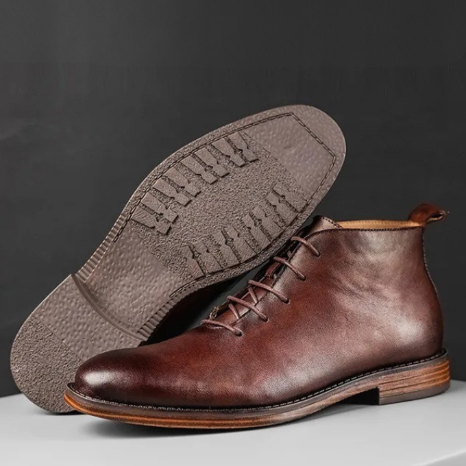 Camden Handgefertigte Leder-Ankle Boots
