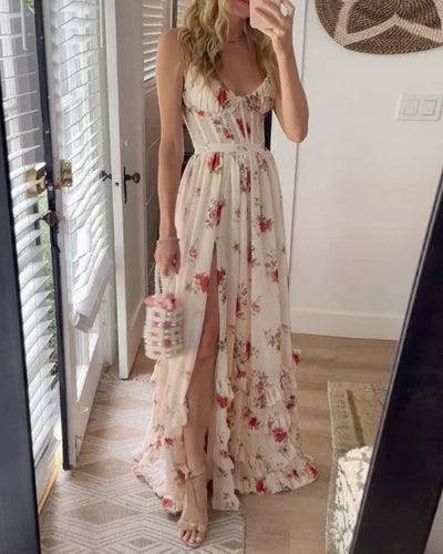 Sienna | Maxikleid mit Blumendruck
