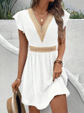 Nayora Sleeveless V-Neck Dress