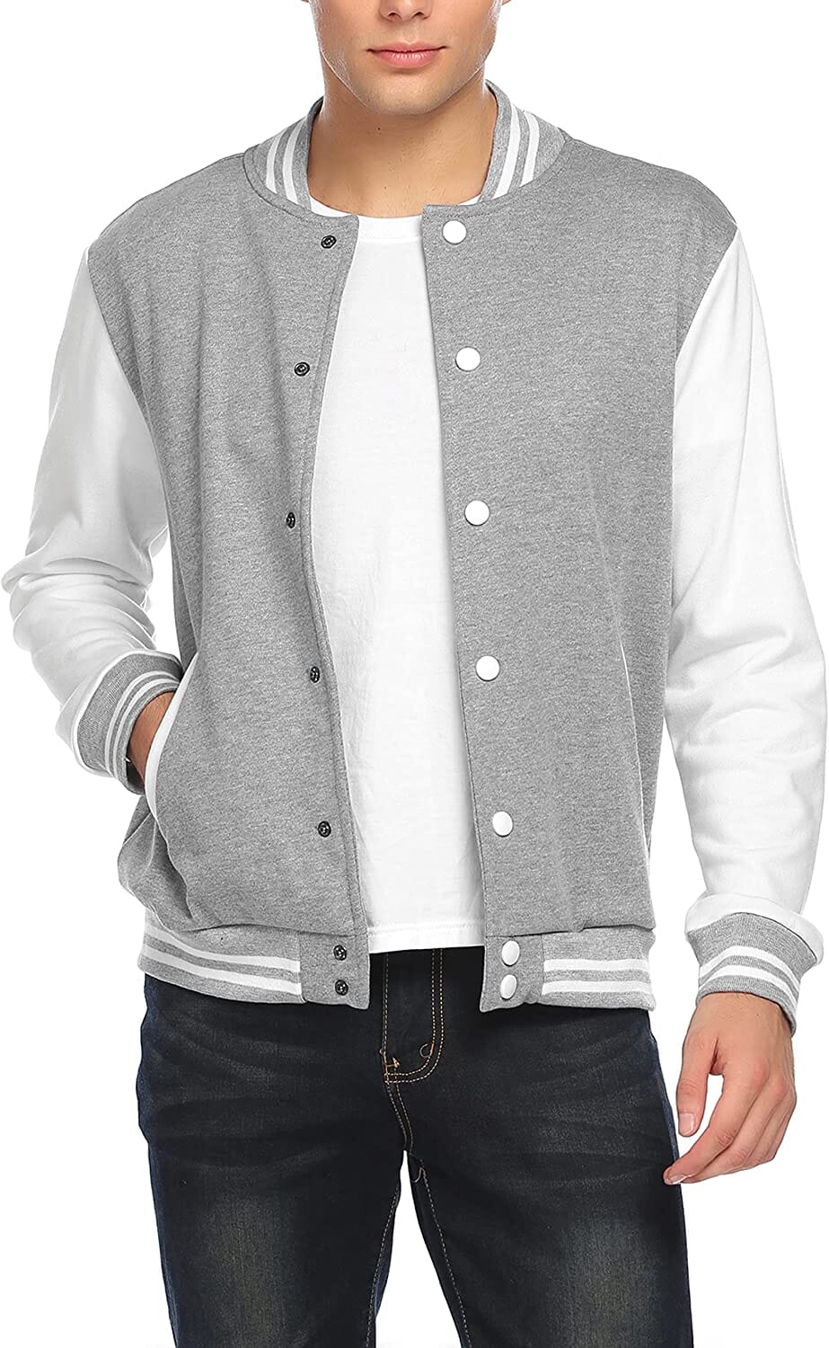 Mode Varsity Baumwoll Bomberjacken