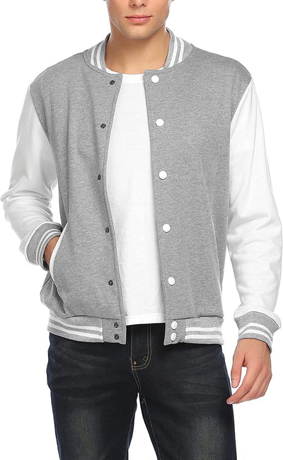 Mode Varsity Baumwoll Bomberjacken