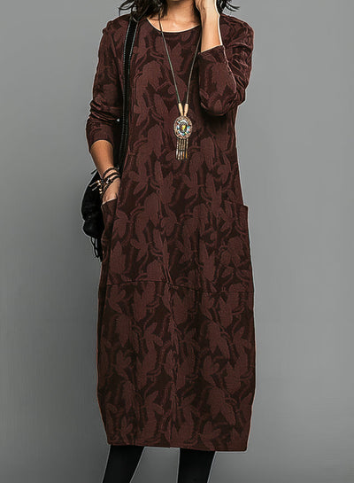 Madeleine | Warmes Winterkleid mit elegantem Schnitt