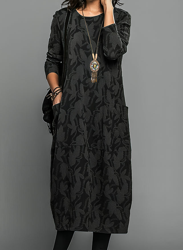 Madeleine | Warmes Winterkleid mit elegantem Schnitt