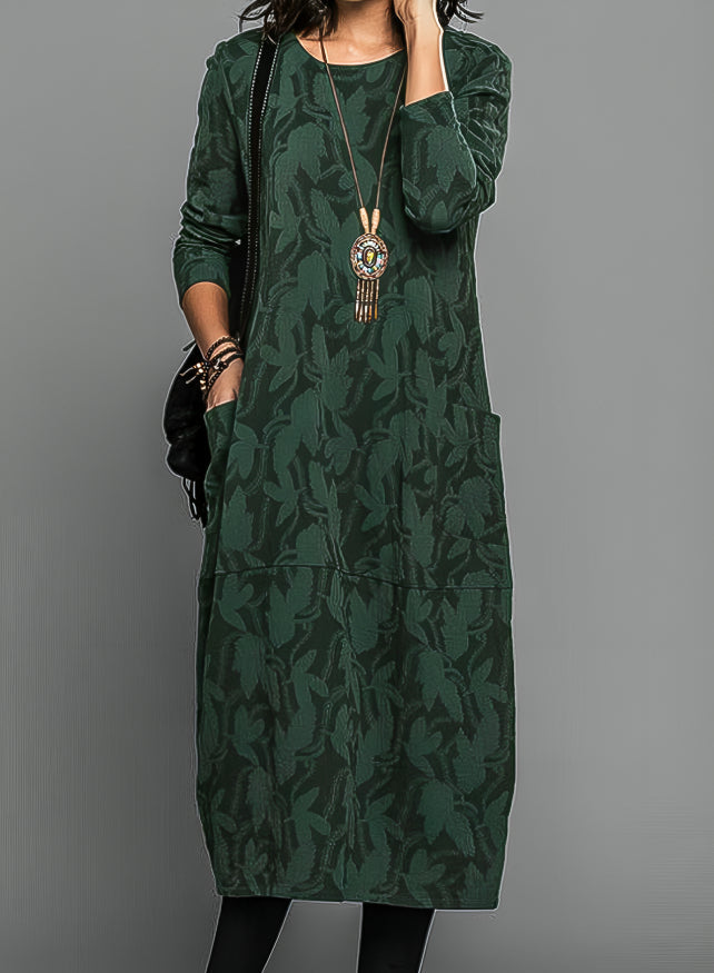 Madeleine | Warmes Winterkleid mit elegantem Schnitt
