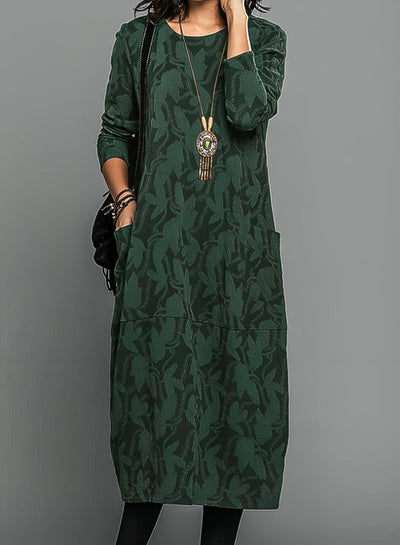 Madeleine | Warmes Winterkleid mit elegantem Schnitt