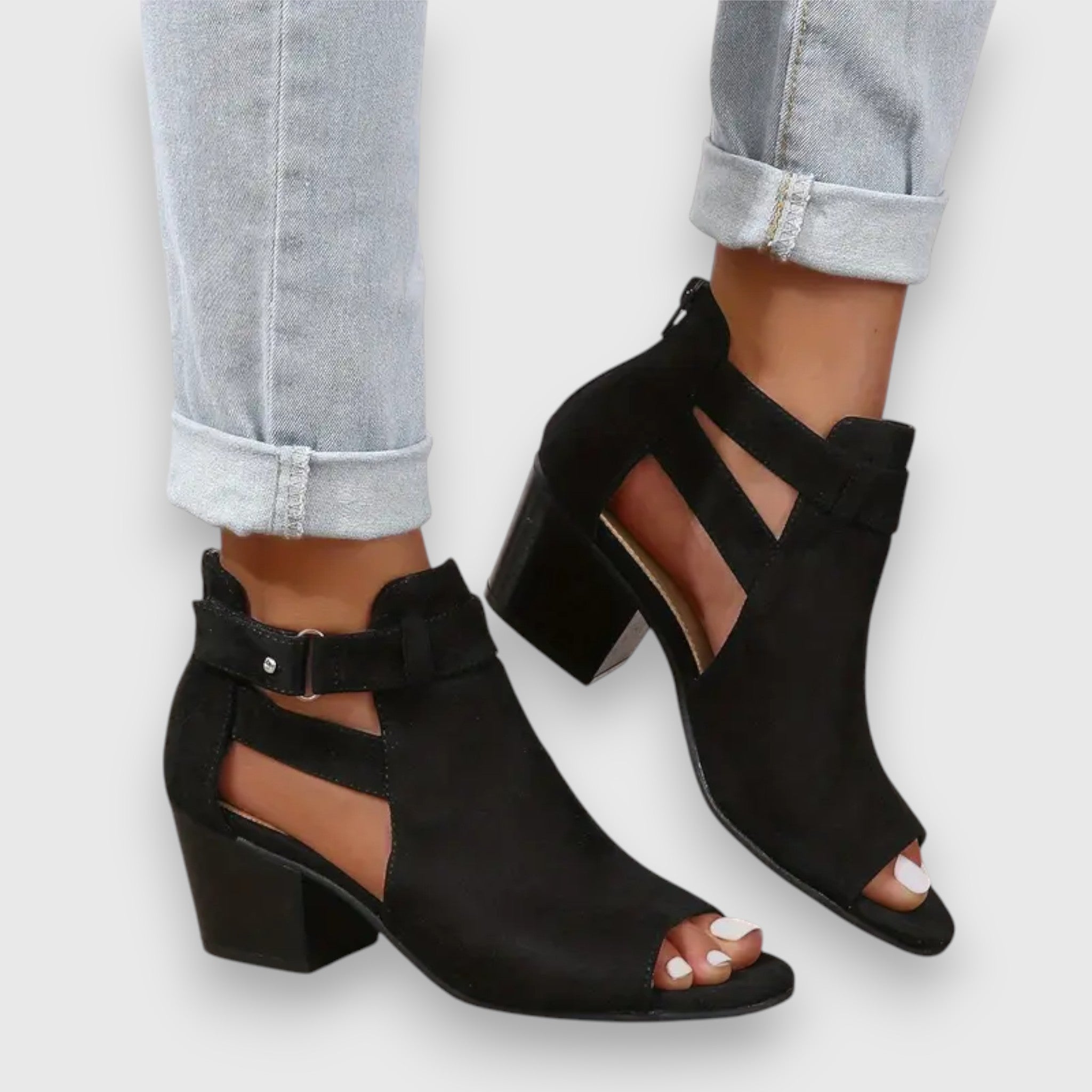 Nadine – Sandalen mit dicken Absätzen