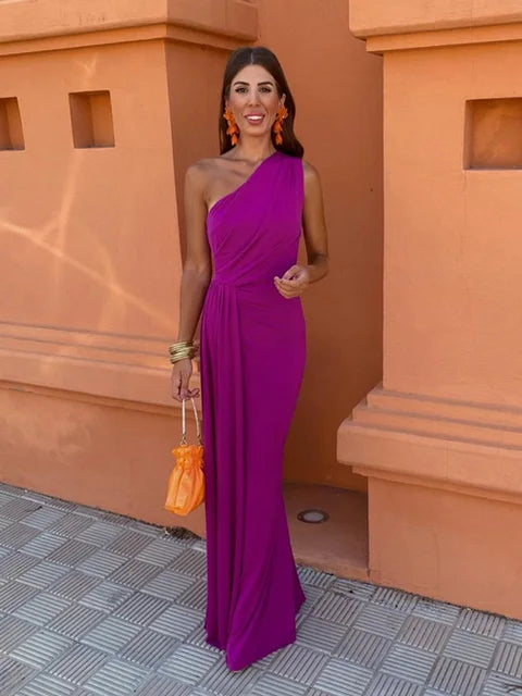 Lia™ | Asymmetrisches Langkleid