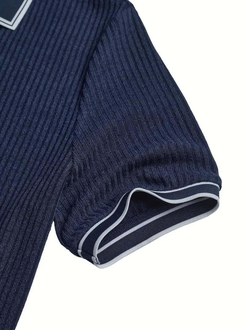 Orestis - Elegant Short Sleeve Polo Shirt