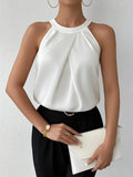 CERYS ELEGANT SLEEVELESS BLOUSE