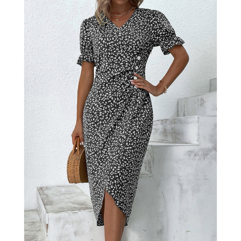 Florence™ Elegant Wrap Dress