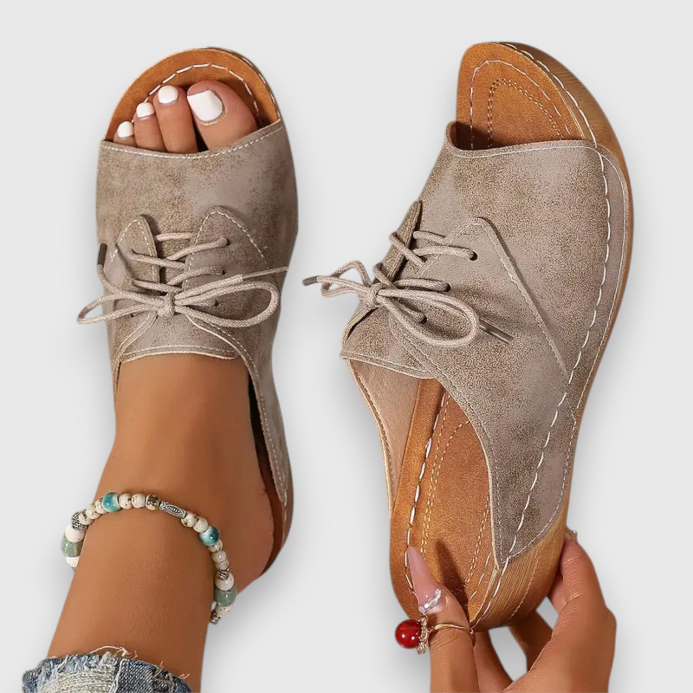 Saskia – Vintage Stil Sandalen