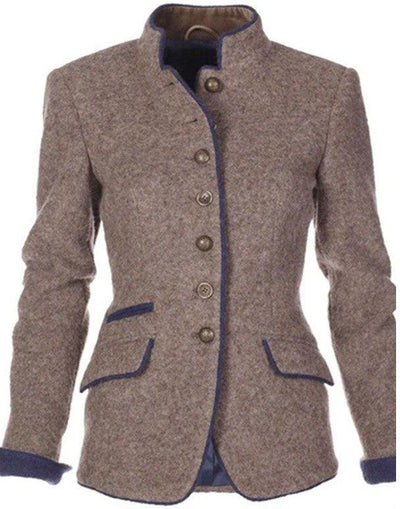 Valeria™ | Eleganter Cardigan mit Stehkragen