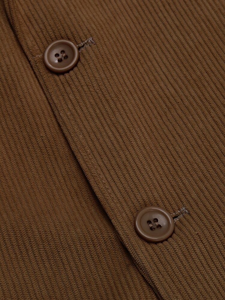 Freizeit Corduroy Blazer Jacke