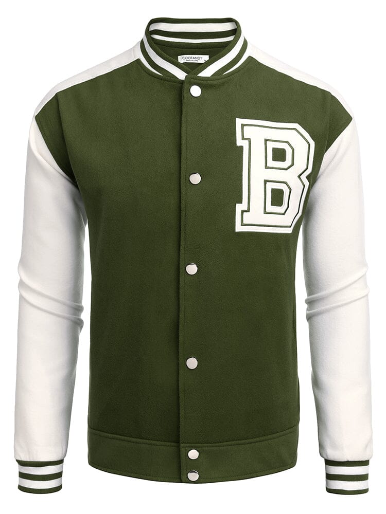 Stylische Letter Baseball Varsity Jacken