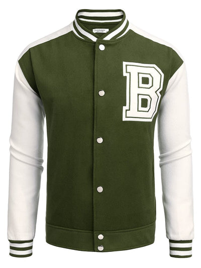 Stylische Letter Baseball Varsity Jacken