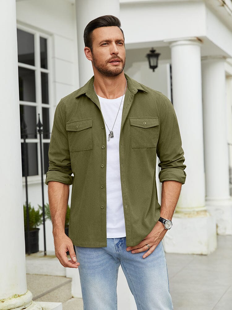 Freizeit Waffel Shirt Jacke