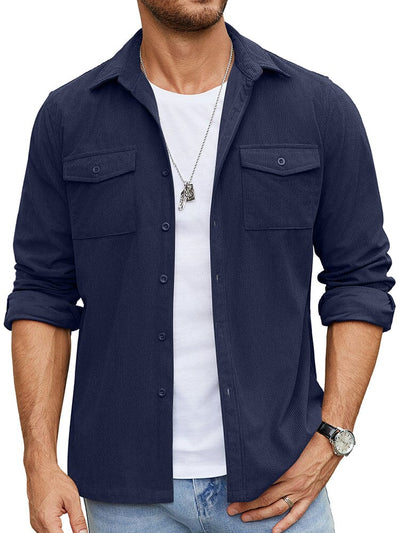 Freizeit Waffel Shirt Jacke