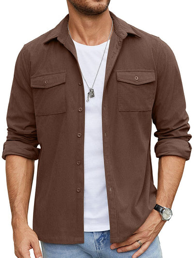 Freizeit Waffel Shirt Jacke