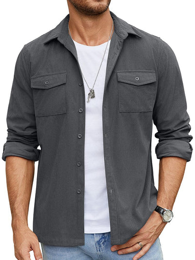 Freizeit Waffel Shirt Jacke