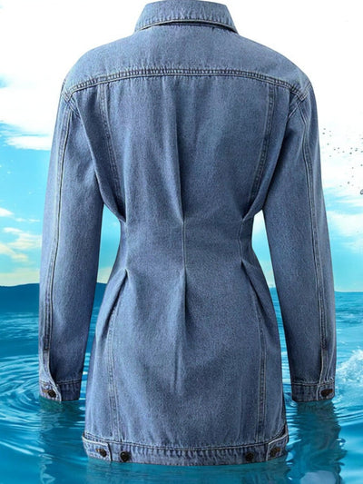Ember Übergroße Denimjacke