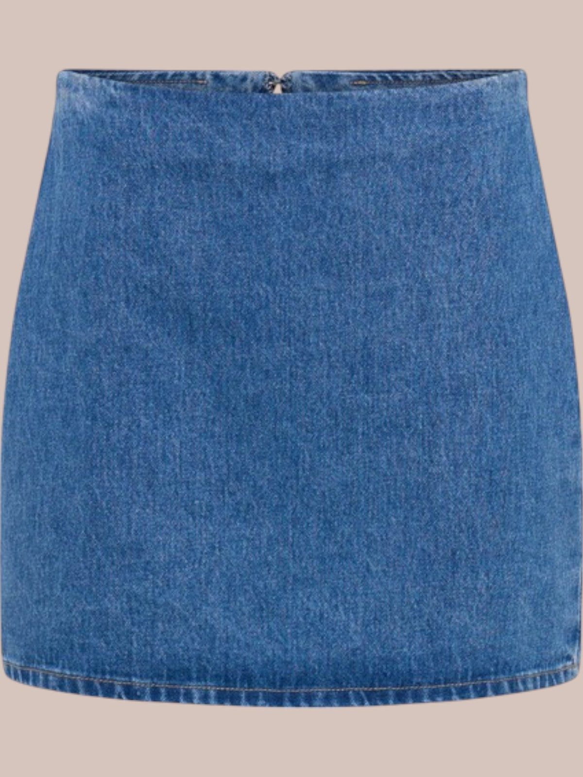 Marvelle Denim Knopf-Oben Rock Set