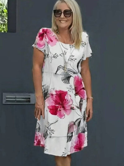 Lyra - Anmutiges florales Eleganzkleid