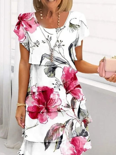 Lyra - Anmutiges florales Eleganzkleid