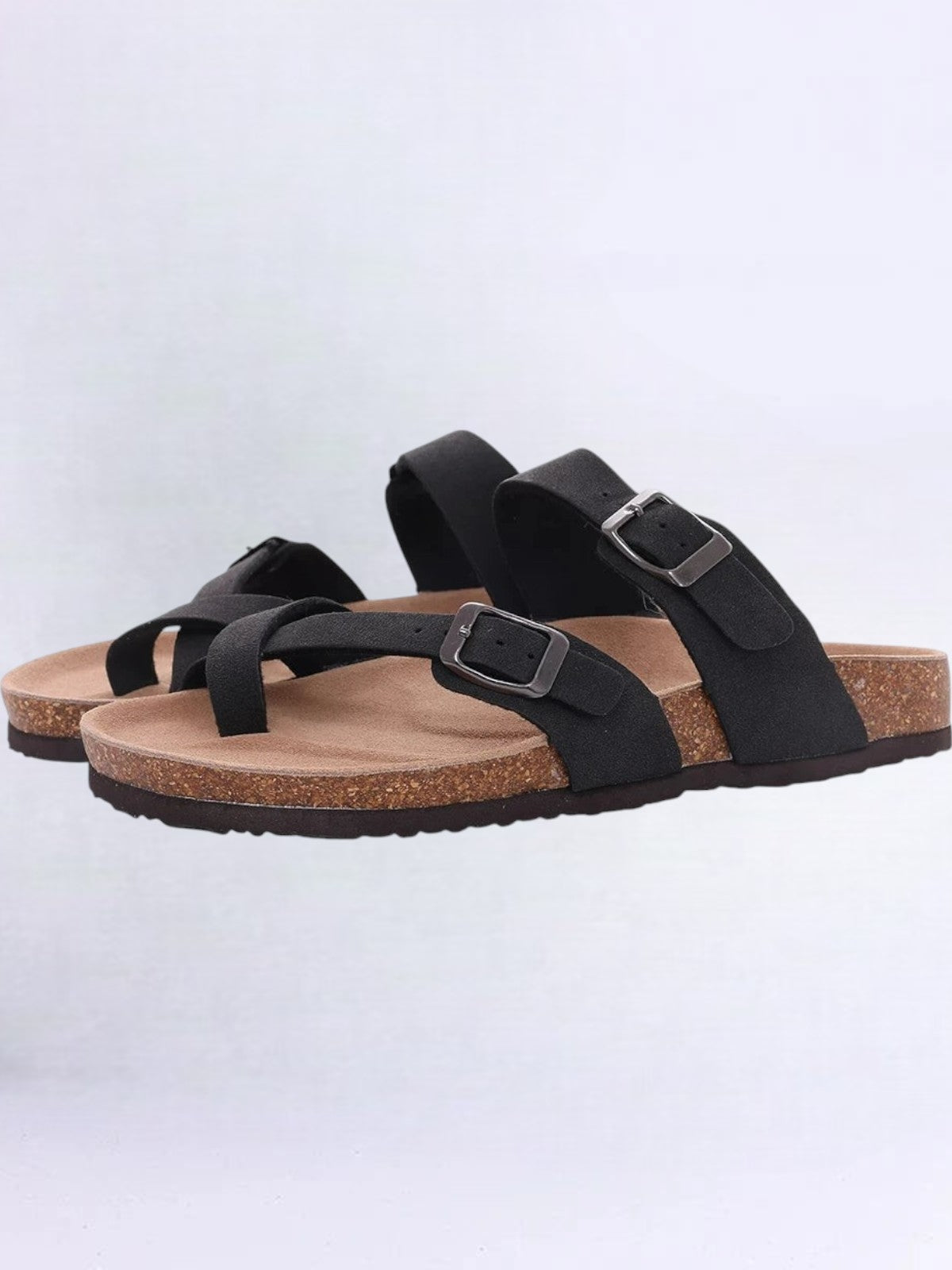 Orado Wildleder Kork Riemensandalen