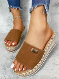 Vivara Sommer Wedge Sandalen mit offener Zehe