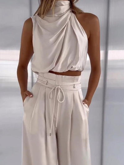 Luna Seide Sommer Zweiteiliges Set