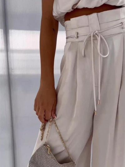 Luna Seide Sommer Zweiteiliges Set