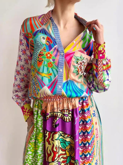 Ivy Bunt Bedrucktes Zweiteiliges Set