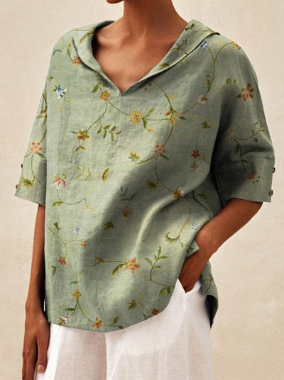 Pamela | Leichte und luftige Blumenbluse